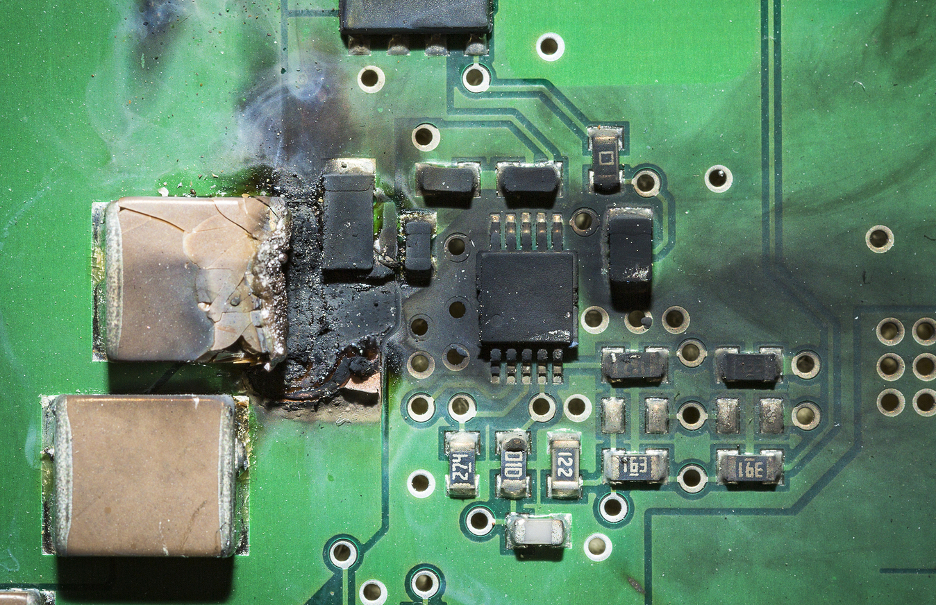 замыкание плты